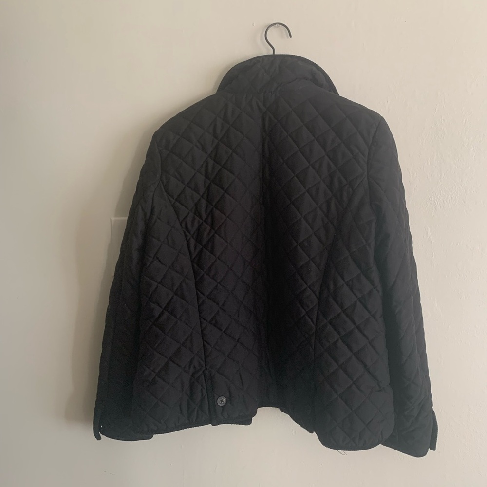 Chaps Black Quilted Jacket - image 6